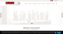 Desktop Screenshot of multilife.it